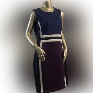 Calvin Klien Multicolored Scuba Dress, 12